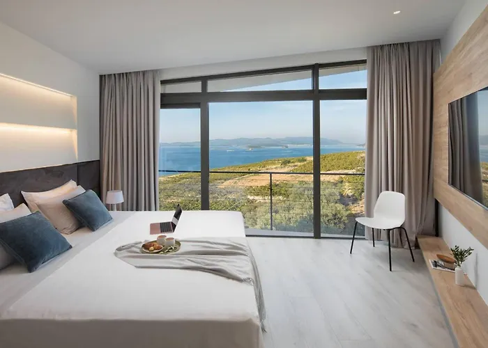 Luxury Villa Energy Orebic Peljesac With Heated Pool 오레비츠