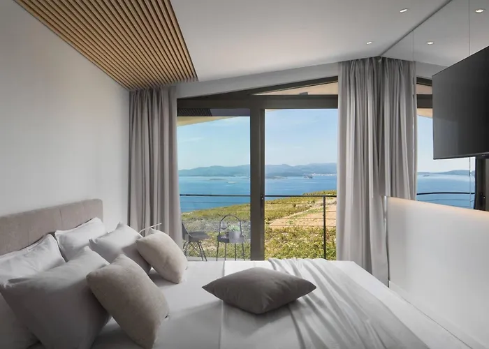 Luxury Villa Energy Orebic Peljesac With Heated Pool 오레비츠