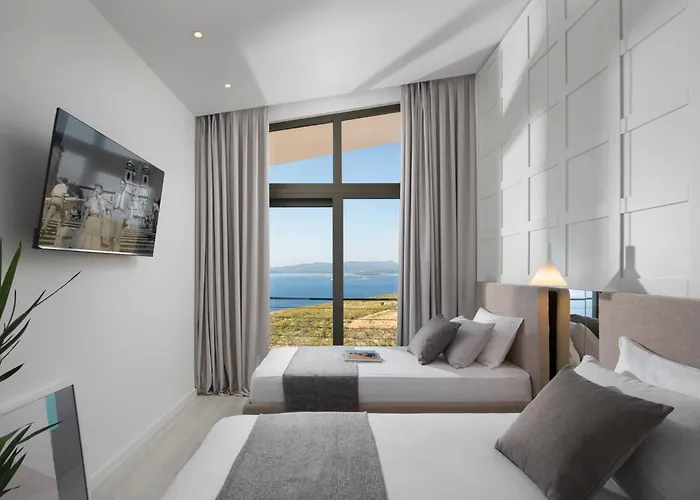 빌라 Luxury Villa Energy Orebic Peljesac With Heated Pool 오레비츠