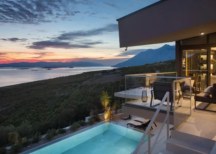 Luxury Villa Energy Orebic Peljesac With Heated Pool