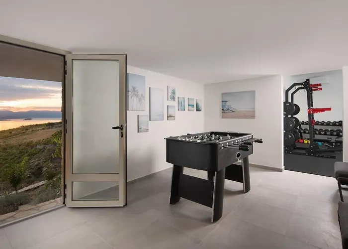 빌라 Luxury Villa Energy Orebic Peljesac With Heated Pool 오레비츠