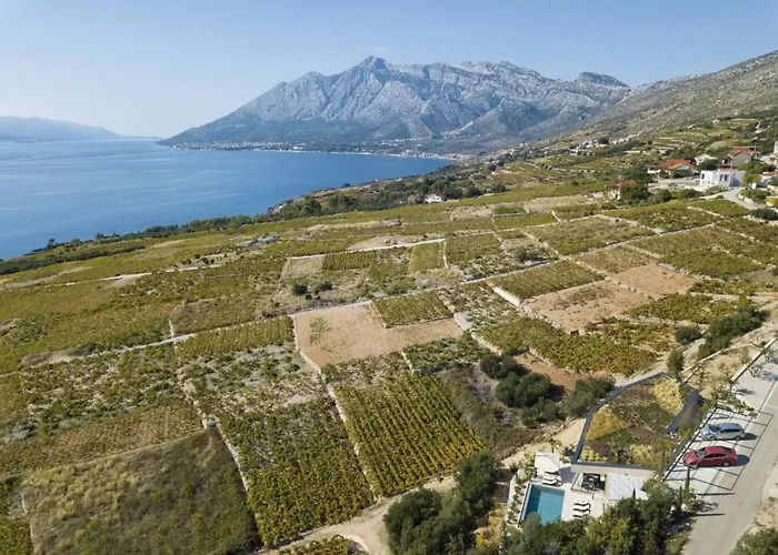 Luxury Villa Energy Orebic Peljesac With Heated Pool 오레비츠