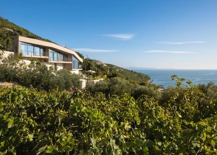 Vila Luxury Energy - Peljesac, Heated Pool, Ideal 8 Guests, Seafront Orebić